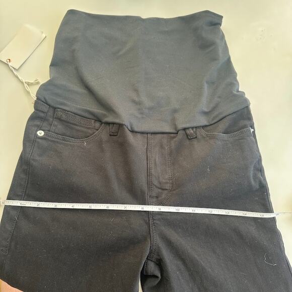 Good American Maternity Black Over Belly Skinny Jeans 0 / 25 NWT - Picture 10 of 14